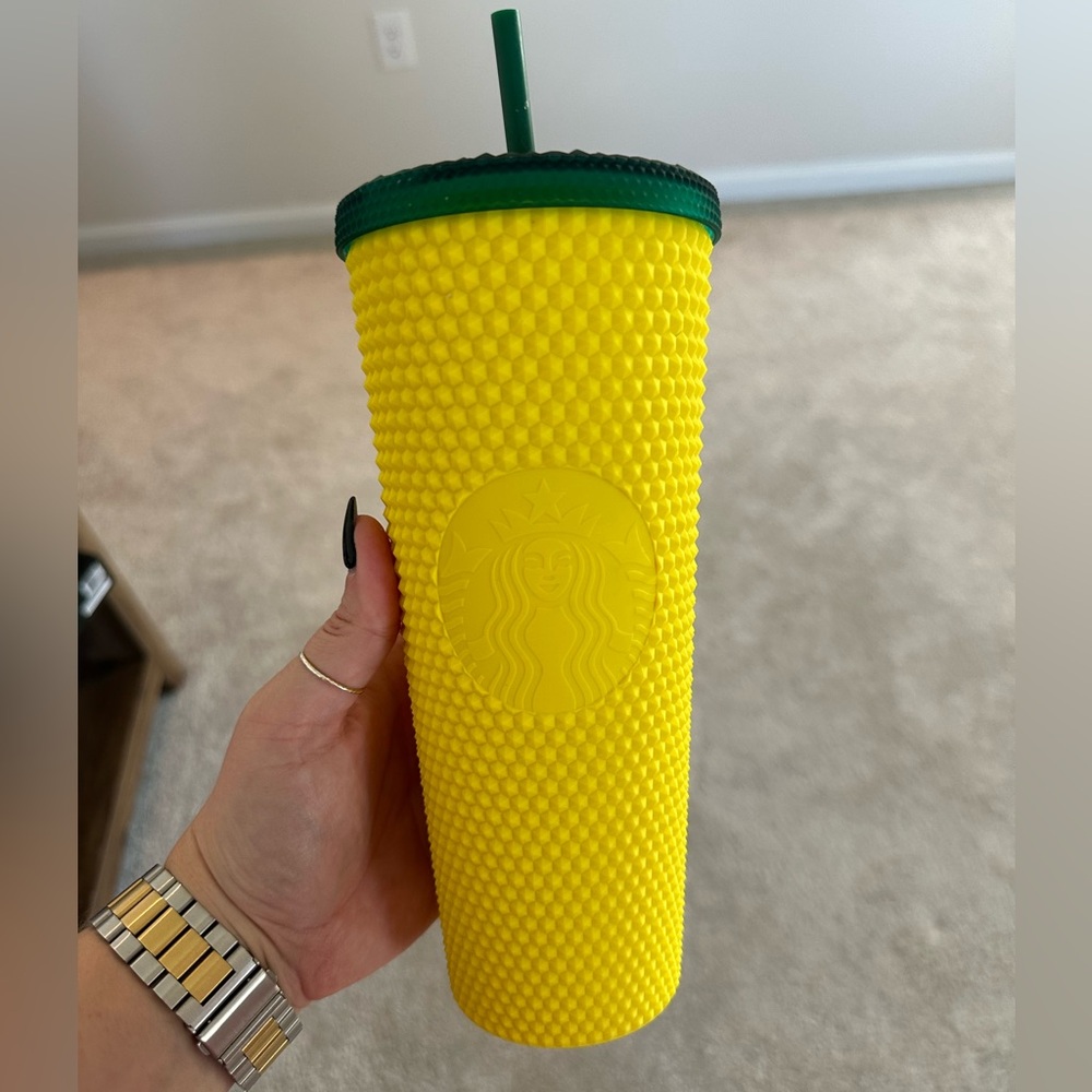New Venti Starbucks Tumbler- Pinapple